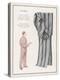 Pair of Elegant Striped Pyjamas and a Man Shown Modelling Them-null-Premier Image Canvas