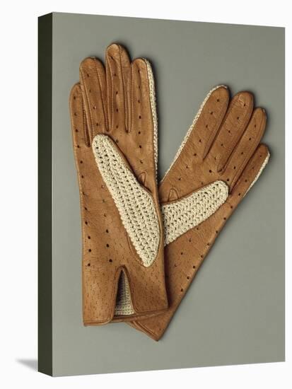 Pair of Leather and Lace Gloves-null-Premier Image Canvas