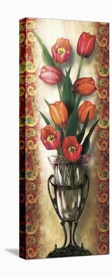 Paisley Tulip-Alma Lee-Stretched Canvas