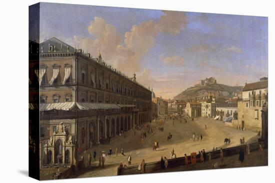 Palace Square in Naples-Gaspar van Wittel-Premier Image Canvas