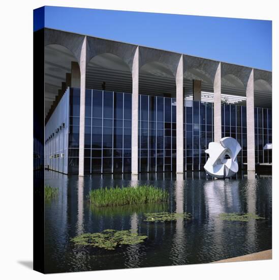 Palacio Do Itamaraty, Brasilia, UNESCO World Heritage Site, Brazil, South America-Geoff Renner-Premier Image Canvas