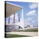 Palacio Do Planalto in Foreground, Brasilia, UNESCO World Heritage Site, Brazil, South America-Geoff Renner-Premier Image Canvas