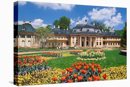 Palais at Pillnitz Castle near Dresden, Saxony, Germany-null-Stretched Canvas