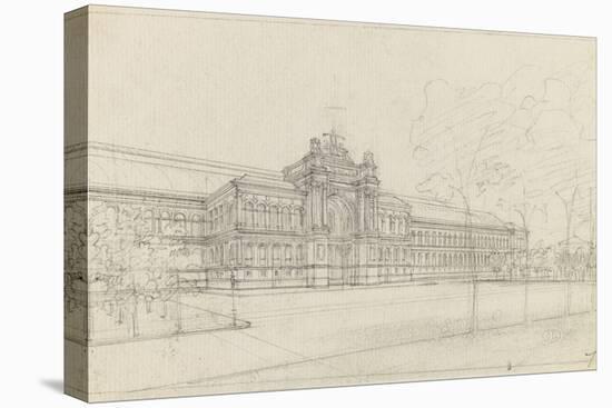 Palais de l'Industrie : façade principale : élévation-Max Berthelin-Premier Image Canvas