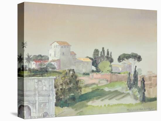Palatine Hill from the Colosseum, 1927 (W/C on Paper)-Arthur Bowen Davies-Premier Image Canvas