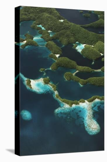 Palau, Micronesia, Rock Islands, Aerial View of Rock Islands-Stuart Westmorland-Premier Image Canvas