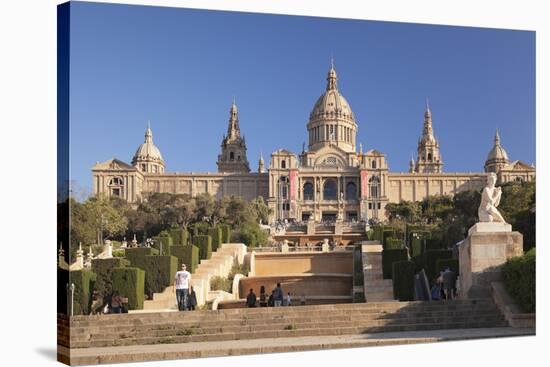 Palau Nacional (Museu Nacional d'Art de Catalunya), Montjuic, Barcelona, Catalonia, Spain, Europe-Markus Lange-Premier Image Canvas