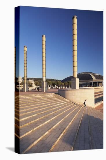 Palau Sant Jordi hall, architect Arata Isozaki, Olympic Stadium complex, Placa d'Europa, Montjuic, -Markus Lange-Premier Image Canvas