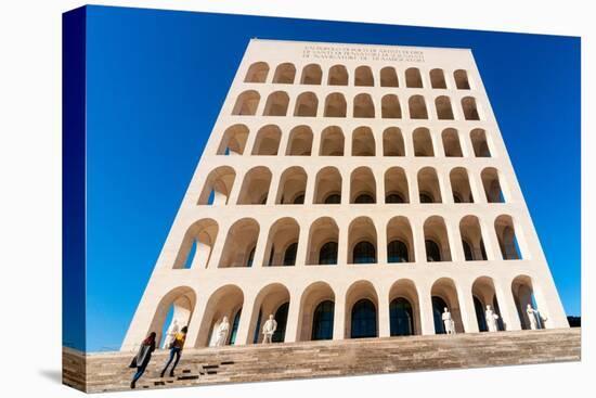 Palazzo della Civilta Italiana (Palazzo della Civilta del Lavoro) (Square Colosseum), EUR, Rome-Nico Tondini-Premier Image Canvas