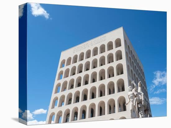 Palazzo della Civilta (Square Colosseum), Mussolini architecture, EUR District, Rome, Lazio, Italy-Jean Brooks-Premier Image Canvas