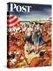 "Palefaces at the Beach," Saturday Evening Post Cover, July 27, 1946-Constantin Alajalov-Premier Image Canvas