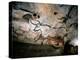 Paleolithic Art of Bulls, Deer, and Horses on Calcite Cave Walls, Lascaux, France., 2022 (Photo)-Sisse Brimberg-Premier Image Canvas