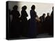 Palestinian Women Sit as They Mourn During the Funeral of Four Al-Aqsa Martyrs' Brigades Militants-null-Premier Image Canvas