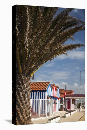 Palheiros' Typical Colorful Houses, Costa Nova, Aveiro, Portugal-Julie Eggers-Premier Image Canvas