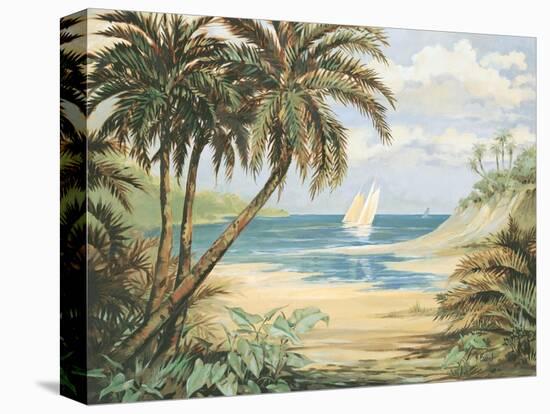Palm Bay-Paul Brent-Stretched Canvas