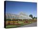 Palm House Parterre with Floral Display, Royal Botanic Gardens, UNESCO World Heritage Site, England-Adina Tovy-Premier Image Canvas