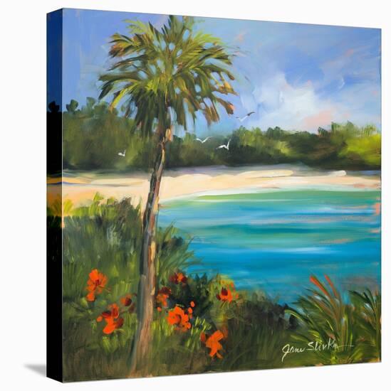Palm Isle-Jane Slivka-Stretched Canvas