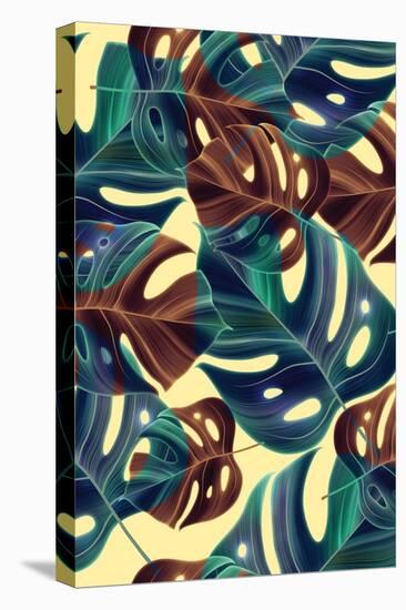 Palm Leafs-The Tropic Vibe-Stretched Canvas