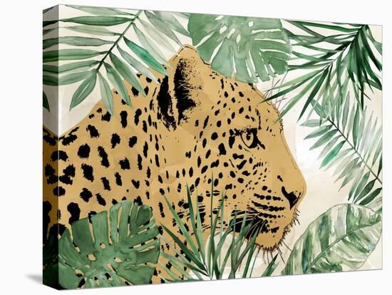 Palm Leopard I-Carol Robinson-Stretched Canvas