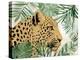 Palm Leopard I-Carol Robinson-Stretched Canvas