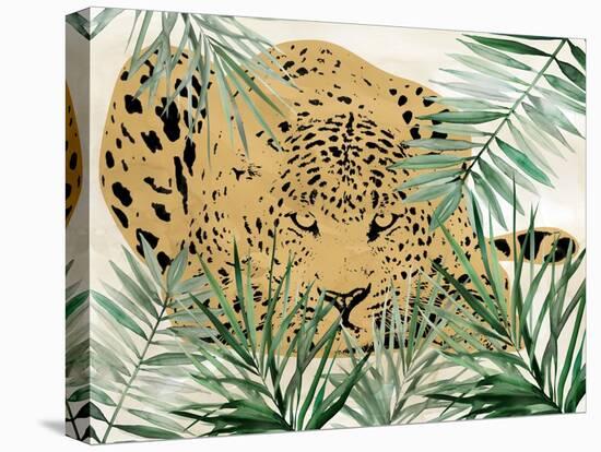 Palm Leopard II-Carol Robinson-Stretched Canvas
