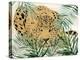 Palm Leopard II-Carol Robinson-Stretched Canvas