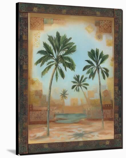 Palm Oasis I-Louise Montillio-Stretched Canvas