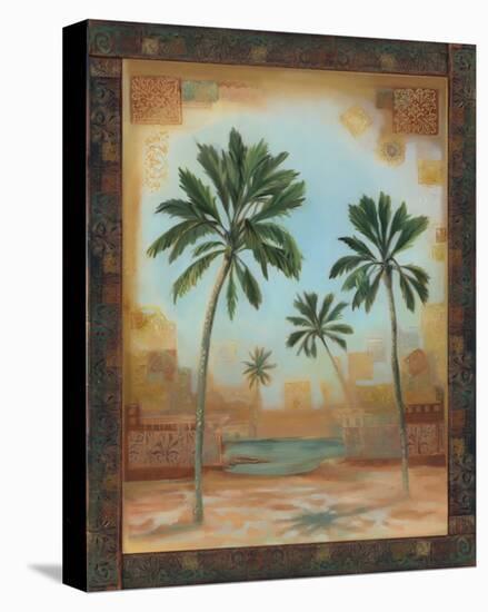 Palm Oasis I-Louise Montillio-Stretched Canvas