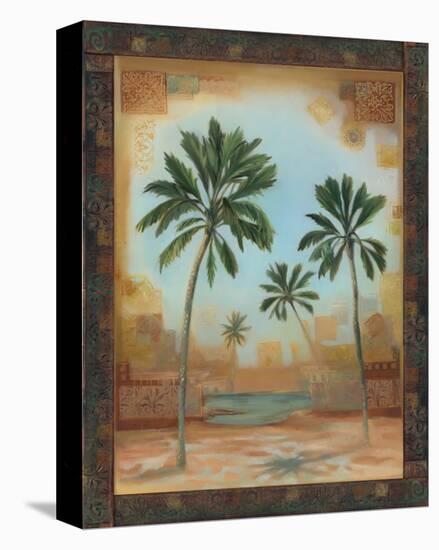 Palm Oasis I-Louise Montillio-Stretched Canvas