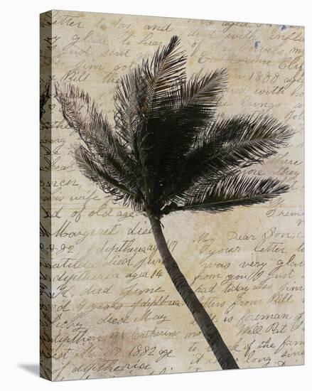 Palm Silhouette-null-Stretched Canvas