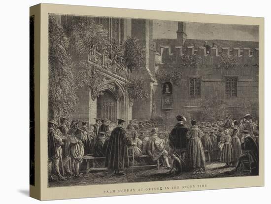 Palm Sunday at Oxford in the Olden Time-null-Premier Image Canvas