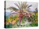 Palm Tree at Bordighera, C.1884-Claude Monet-Premier Image Canvas