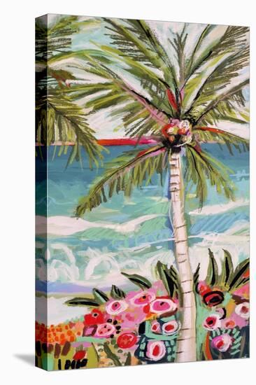 Palm Tree Wimsy II-Karen Fields-Stretched Canvas