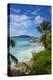 Palm Trees and Tropical Beach, La Digue, Seychelles-Jon Arnold-Premier Image Canvas