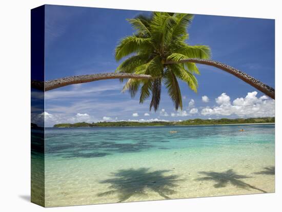 Palm Trees, Shangri-La Fijian Resort, Yanuca Island, Coral Coast, Viti Levu, Fiji, South Pacific-David Wall-Premier Image Canvas