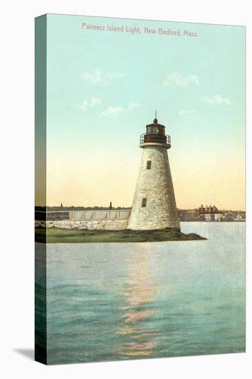 Palmer's Island Lighthouse, New Bedford, Mass.-null-Stretched Canvas