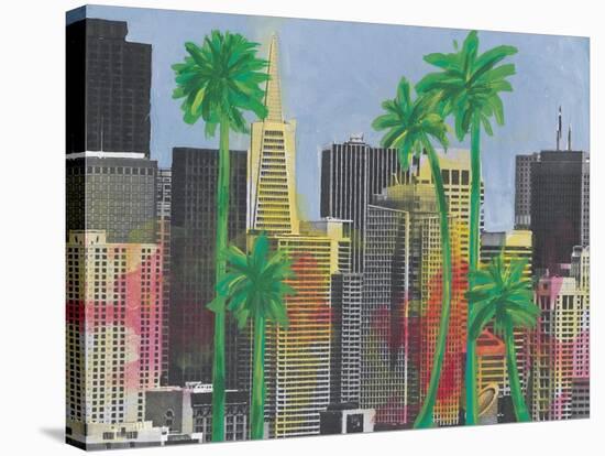 Palms in San Francisco-Jan Weiss-Stretched Canvas