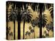 Palms on Gold-Kate Bennett-Stretched Canvas