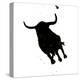 Pamplona Bull I-Rosa Mesa-Stretched Canvas