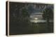 Panama City, FL - Moonlit View of St. Andrews Bay-Lantern Press-Stretched Canvas