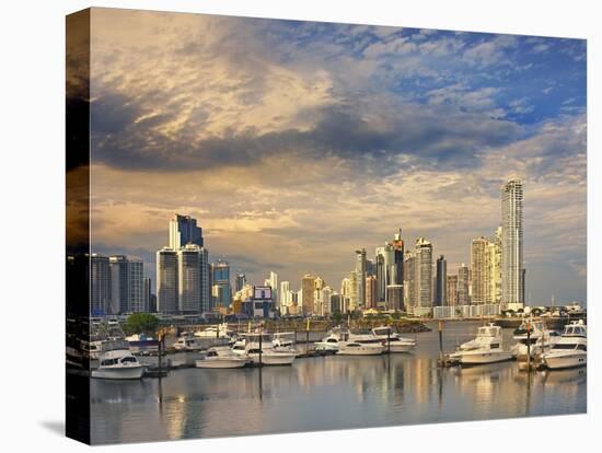 Panama City Skyline.-Jon Hicks-Premier Image Canvas