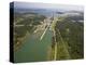 Panama, Panama Canal, Container Ships in Gatun Locks-Jane Sweeney-Premier Image Canvas