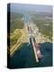 Panama, Panama Canal, Container Ships in Gatun Locks-Jane Sweeney-Premier Image Canvas