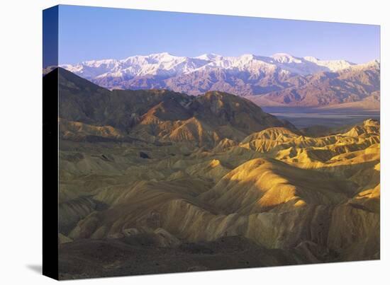 Panamint Range from Zabriskie Point, Death Valley National Park, California-Tim Fitzharris-Stretched Canvas