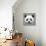 Panda Low Poly Portrait-kakmyc-Stretched Canvas displayed on a wall