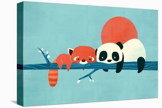 Pandas-Jay Fleck-Stretched Canvas