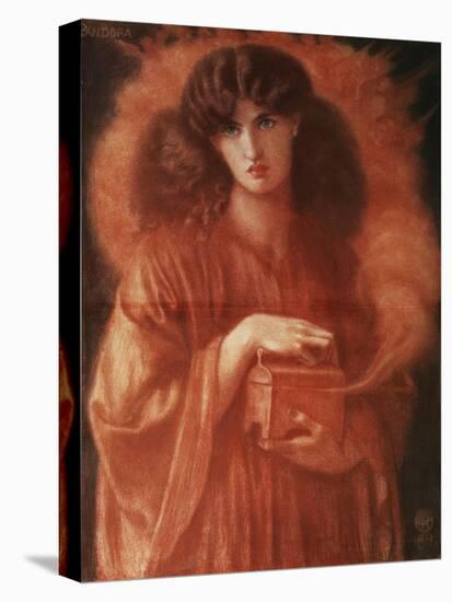 Pandora, 1869-Dante Gabriel Rossetti-Premier Image Canvas