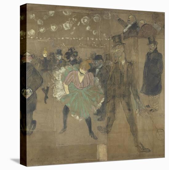 Panneau pour la baraque de la Goulue, à la Foire du Trône à Paris-Henri de Toulouse-Lautrec-Premier Image Canvas