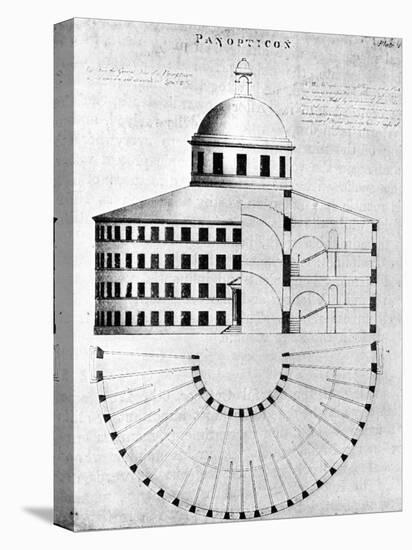 Panopticon -Prison Design by Jeremy Bentham-null-Premier Image Canvas