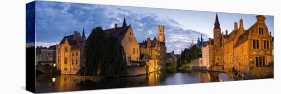 Panorama Brugge-István Nagy-Stretched Canvas